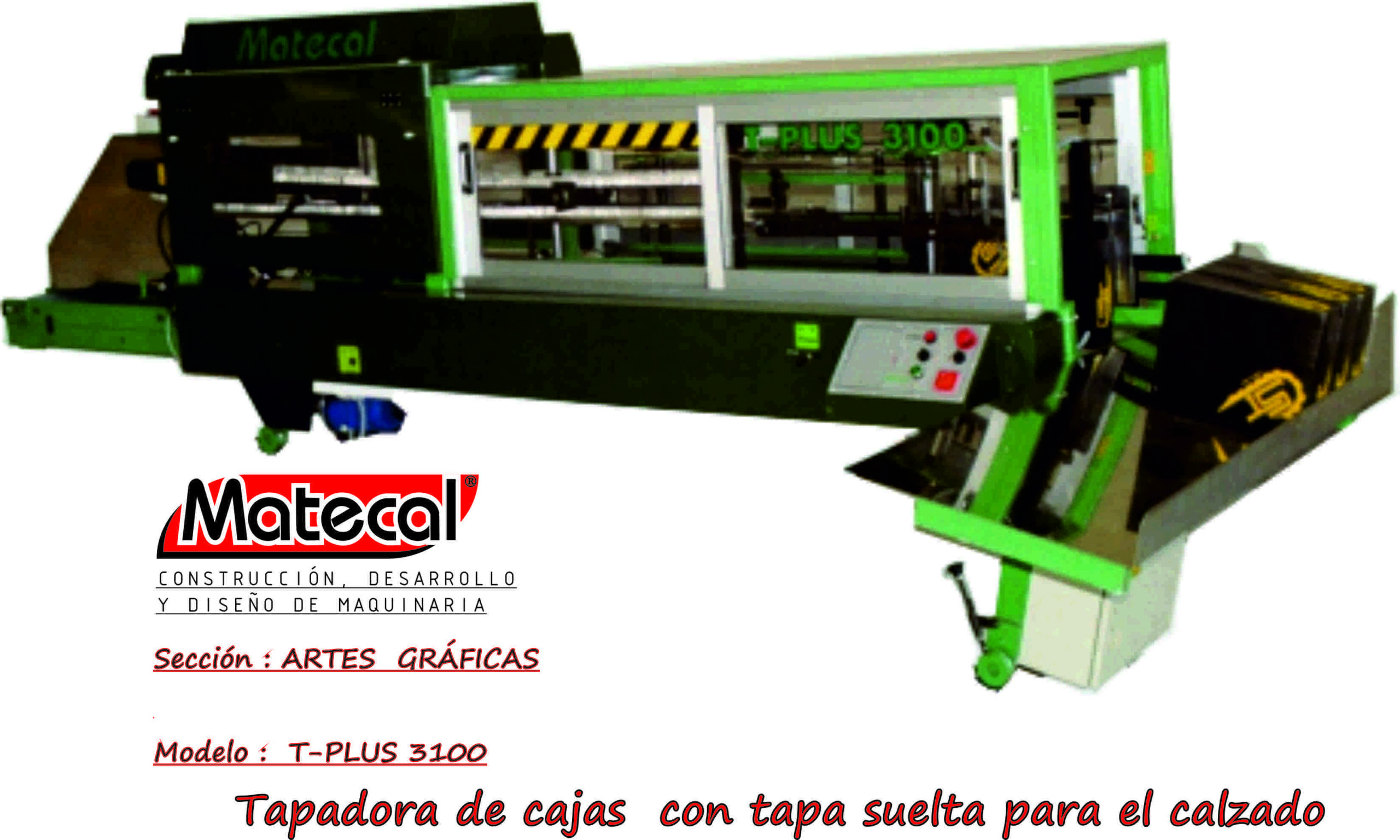 Máquina de Tapar Cajas con Tapa Suelta T-PLUS 31