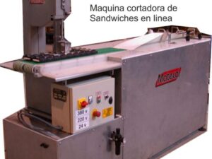 Máquina Cortadora de Sándwiches en Línea