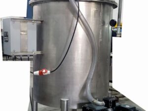Depósito de Vacío Inox. con Mezclador Interior